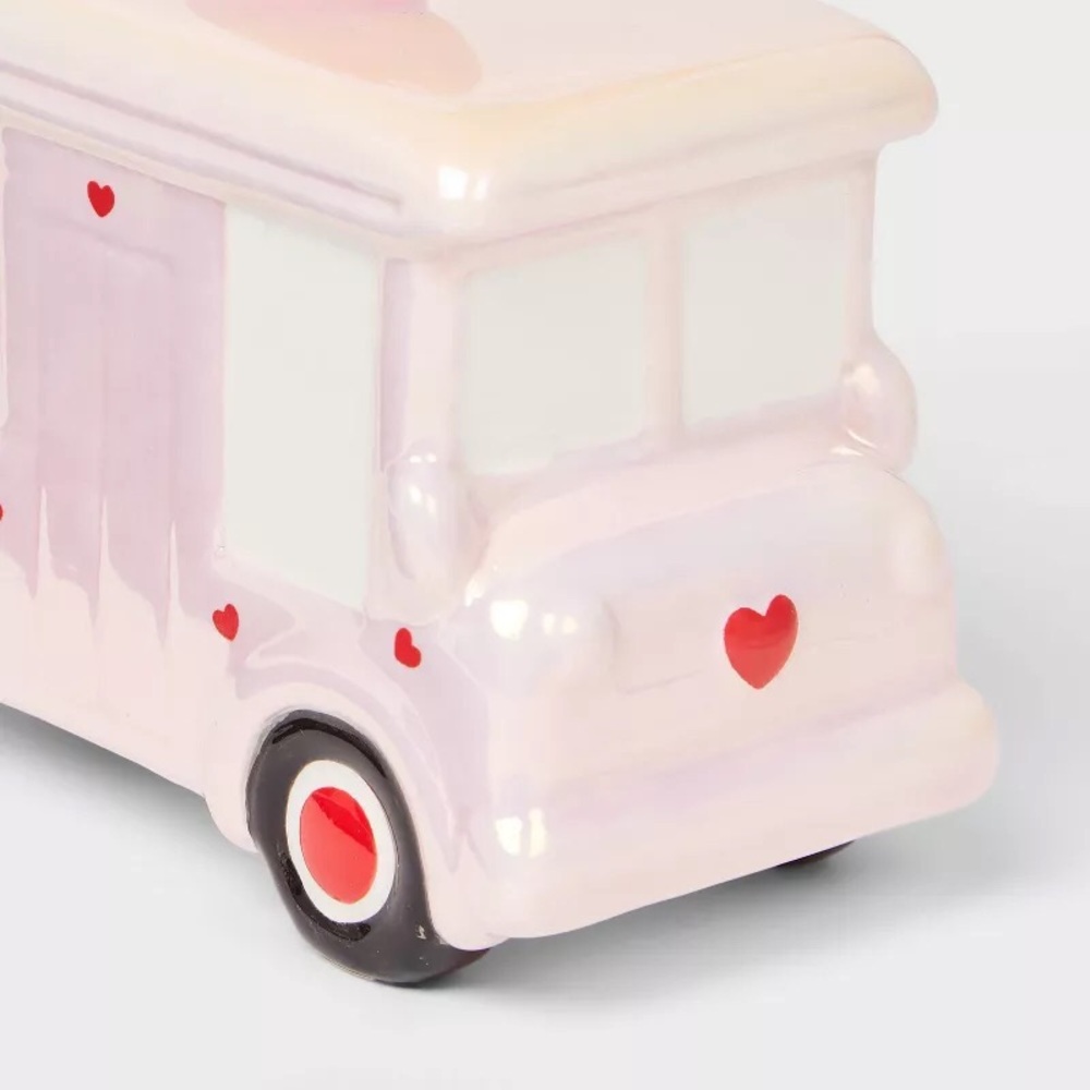 Love Bus Ceramic Valentine's Day Figurine 2025 - Spritz - Picture 3 of 3